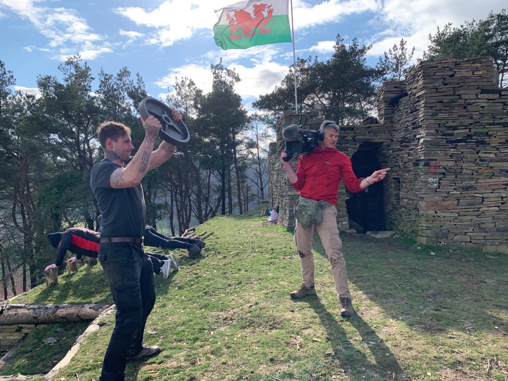 Paul directing and filming colleagues