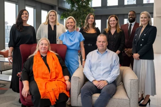 HJ and NatWest employees in the Vista Lounge at Hugh James' 2 Central Square Cardiff Office to support and empower employees